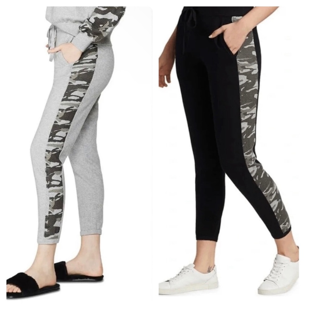 NWT Monrow camo striped sweats